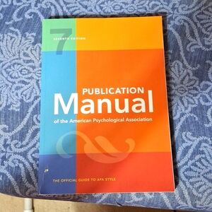 Publication manual ofvthe American Psychology Association